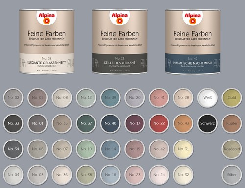 Alpina feine farben edelmatter - farben,
